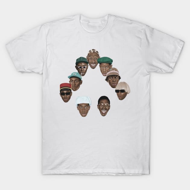 Tyler Through the Year T-Shirt by Tandit Store